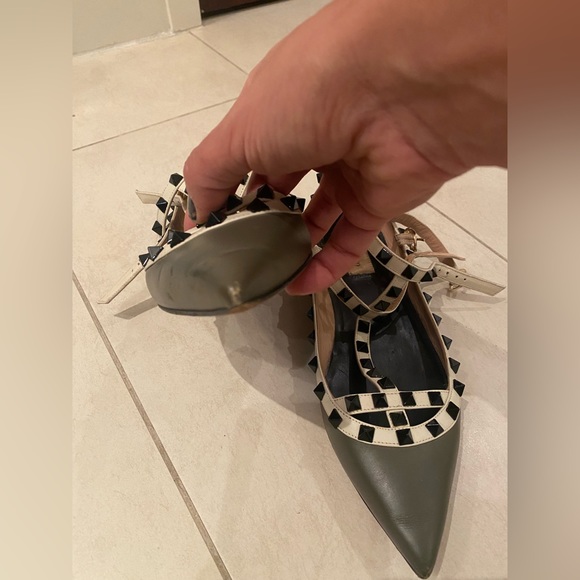 Valentino rockstud Flat Shoes size 39 - Picture 8 of 15
